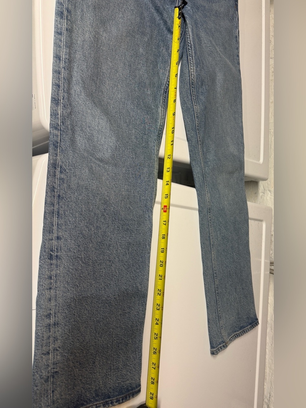 Agolde High Rise Stretch Stovepipe Jeans - Picture 8 of 9